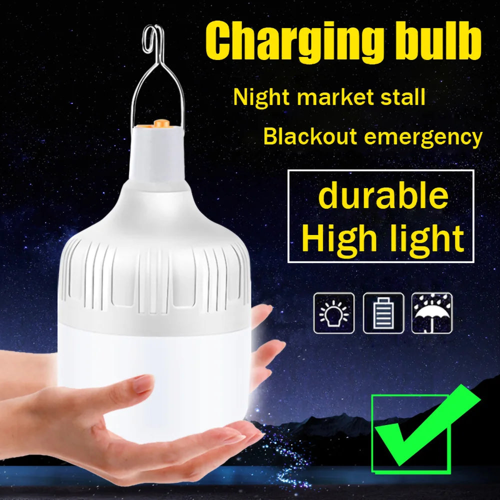 Outdoor USB Rechargeable LED Lamp Bulbs High Brightness